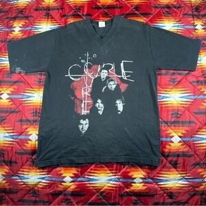 The Cure The Dream Tour Vintage Concert T‎ Shirt 2000 Black Large V Neck Band